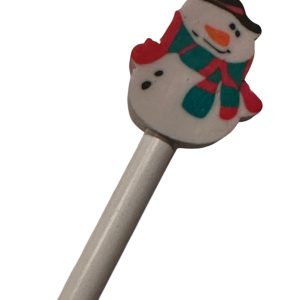 Lyijykynä, lumiukko